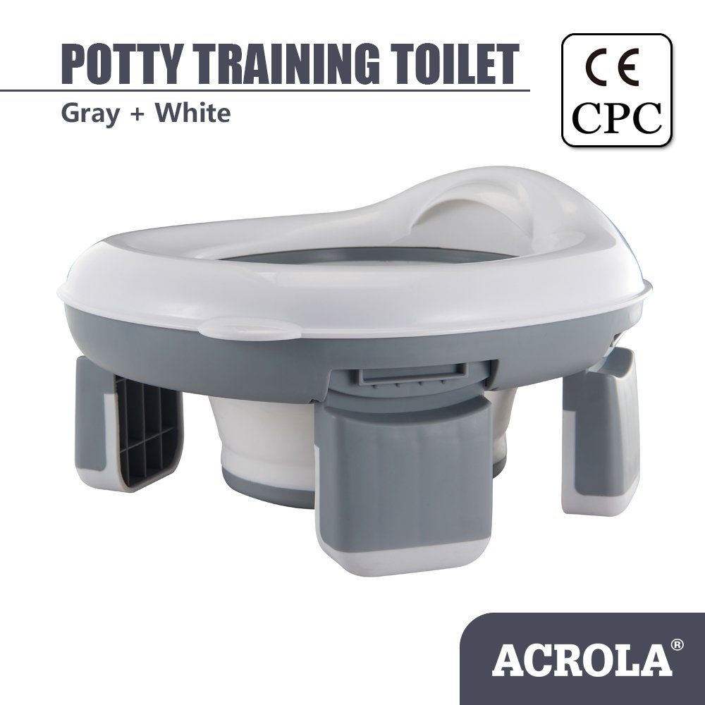 Tragbarer Toilettensitz, faltbar und leicht zu reinigenv