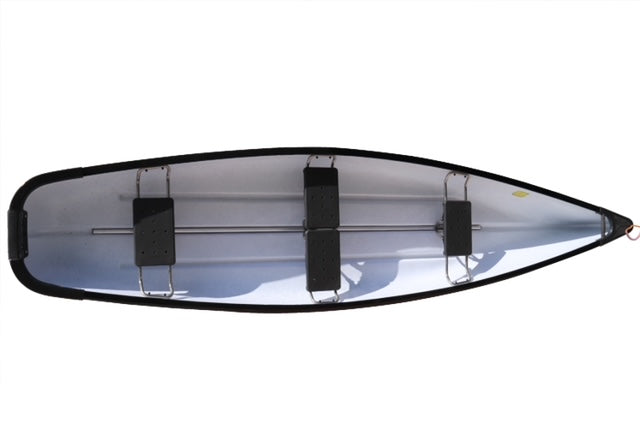 Sampan Kanu Kajak Kanadier mit 3 Sitzen in Lila
