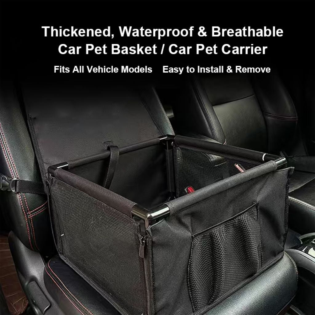 Hunde-Autositz – Wasserfester Transportkorb für Beifahrersitz