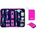 35-teiliges Werkzeugset im praktischen Etui in Pink P & K