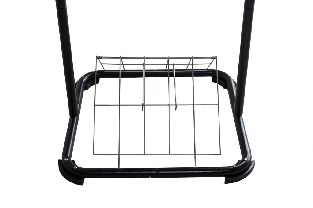 P & K 3-Stufiges Sattelregal schwarz Sattel Rack 3-Tier Ständer – Pferd & Pony Sattelhalter für optimale Aufbewahrung