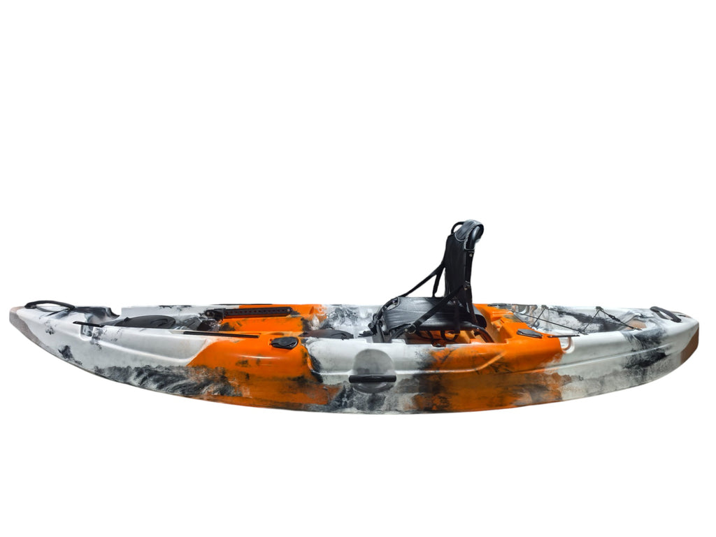 Kanu Kajak Set, Sit-on-Top mit Aluminiumsitz und Paddeln