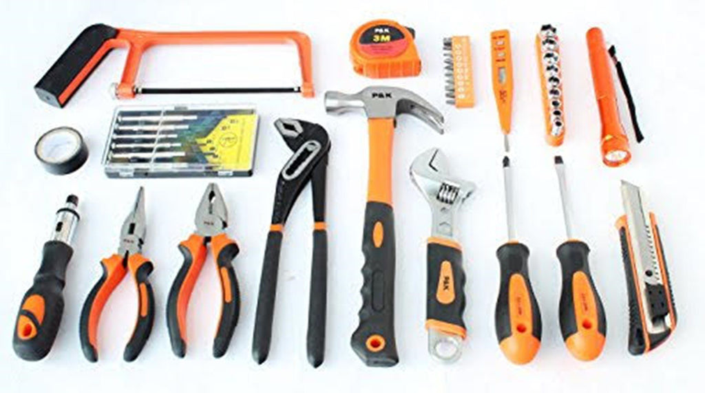 40-teiliges Werkzeugset Werkzeugkoffer Werkzeug Top Werkzeugkoffer – Komplette Ausstattung für präzise und vielseitige Reparatur- und Heimwerkerprojekte P & K
